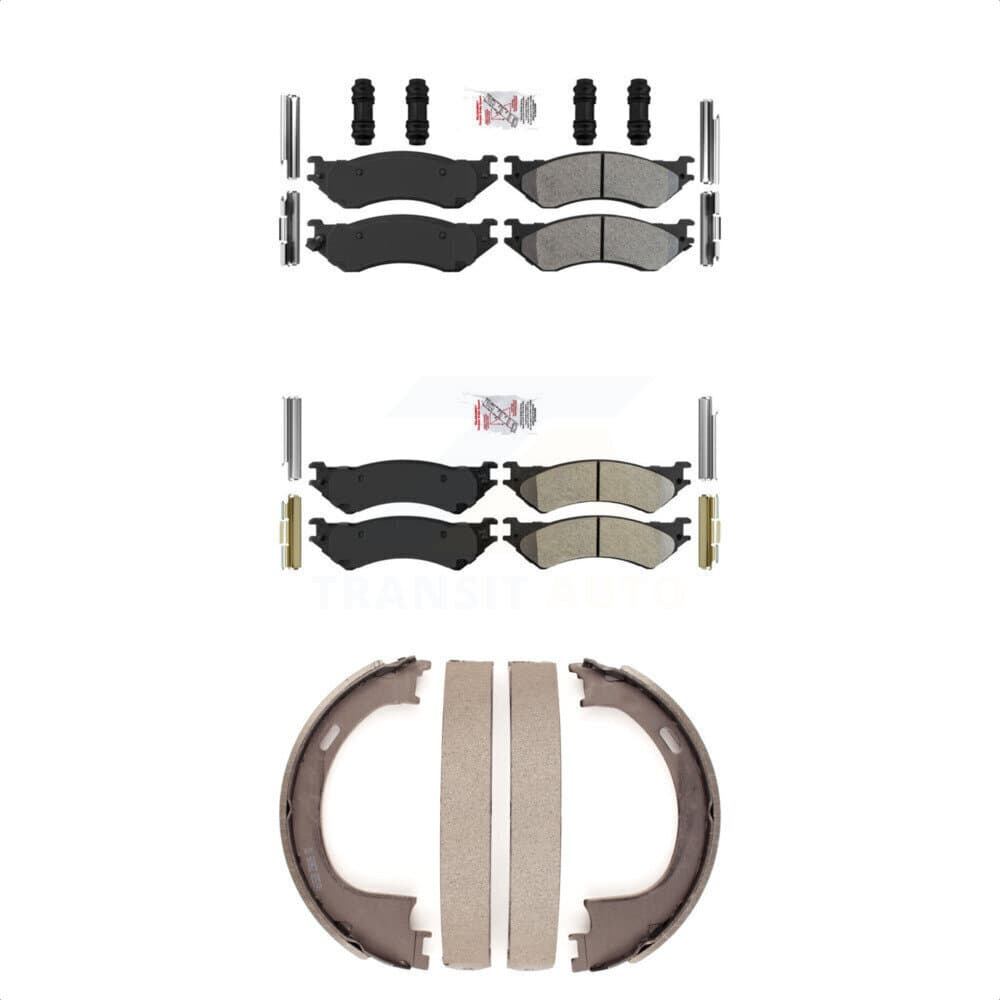 Transit Auto - KNN-100524 - Front and Rear Disc Brake Pad Kits image 1