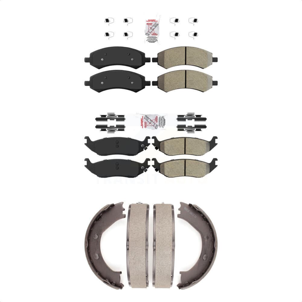 Transit Auto - KNN-100541 - Front and Rear Disc Brake Pad Kits image 1