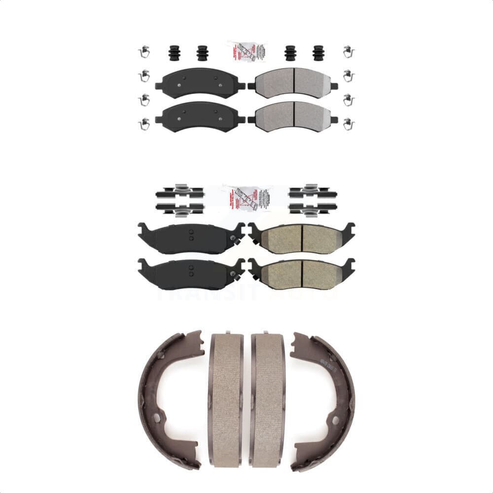 Transit Auto - KNN-100550 - Front and Rear Disc Brake Pad Kits image 1
