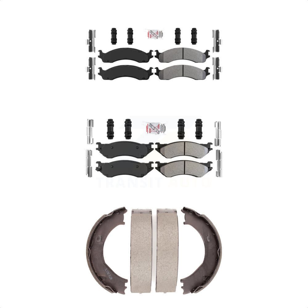 Transit Auto - KNN-100555 - Front and Rear Disc Brake Pad Kits image 1