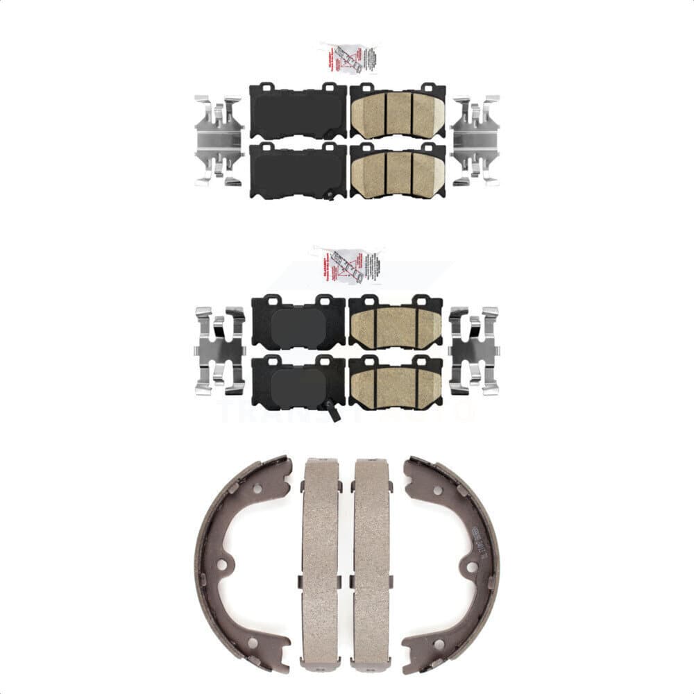Transit Auto - KNN-100573 - Front and Rear Disc Brake Pad Kits image 1