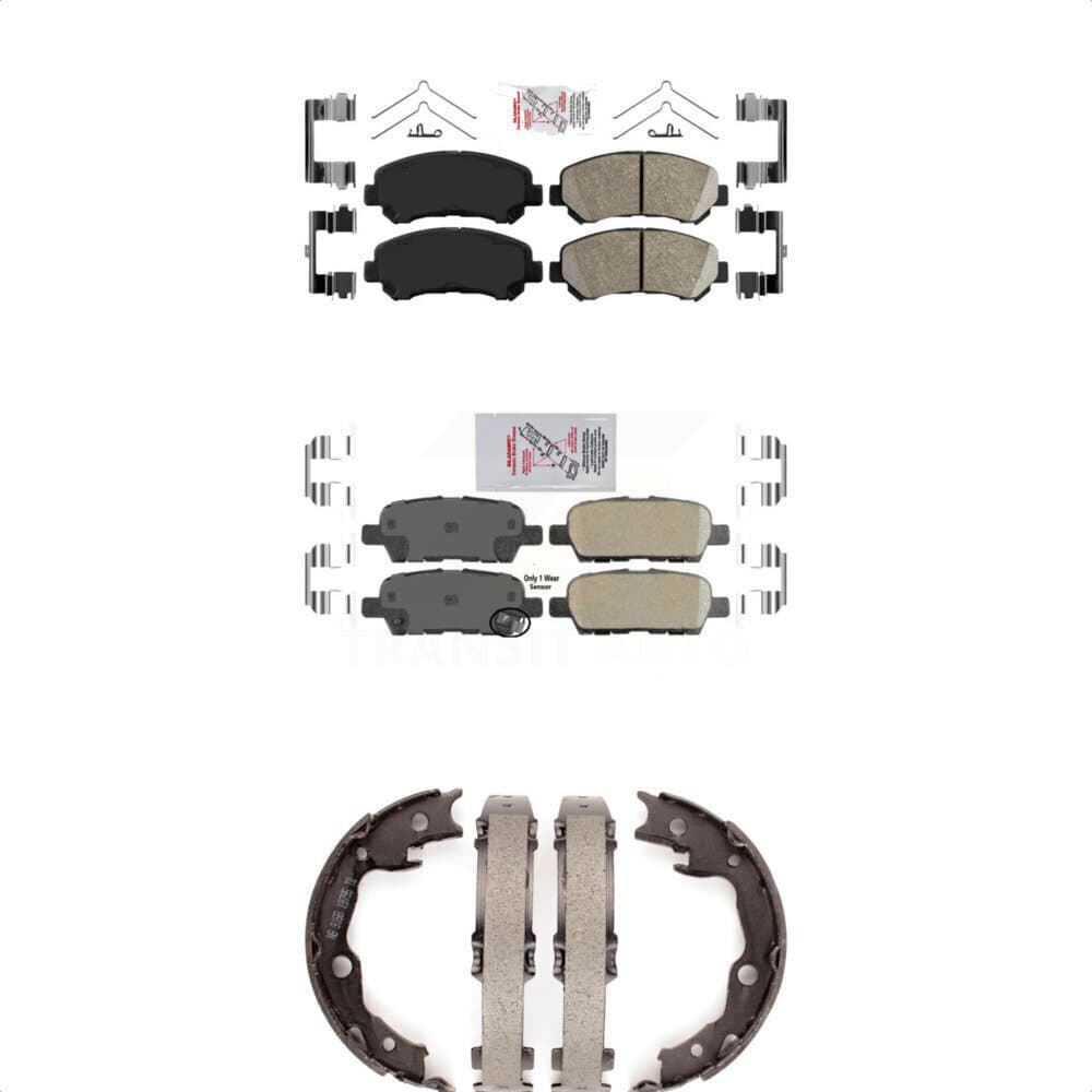 Transit Auto - KNN-100580 - Front and Rear Disc Brake Pad Kits image 1