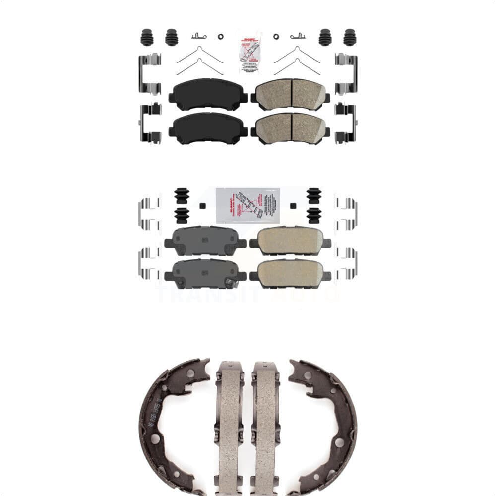 Transit Auto - KNN-100581 - Front and Rear Disc Brake Pad Kits image 1