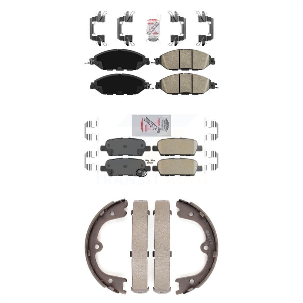 Transit Auto - KNN-100590 - Front and Rear Disc Brake Pad Kits image 1