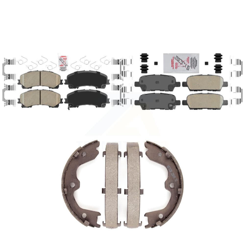 Transit Auto - KNN-100596 - Front and Rear Disc Brake Pad Kits image 1