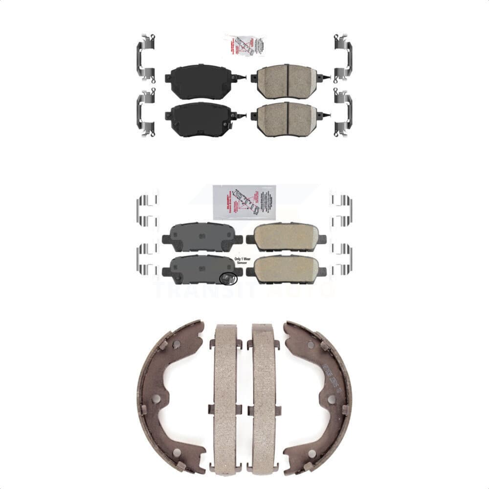 Transit Auto - KNN-100597 - Front and Rear Disc Brake Pad Kits image 1