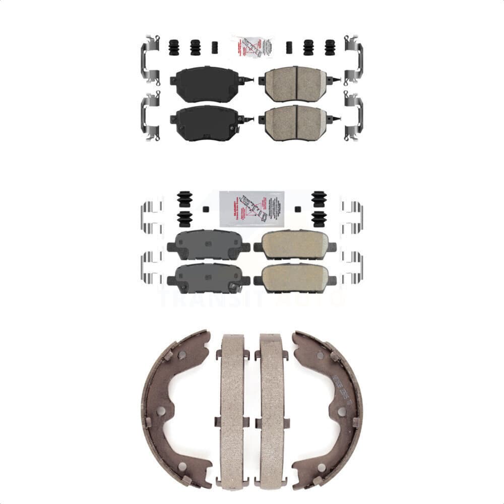 Transit Auto - KNN-100600 - Front and Rear Disc Brake Pad Kits image 1