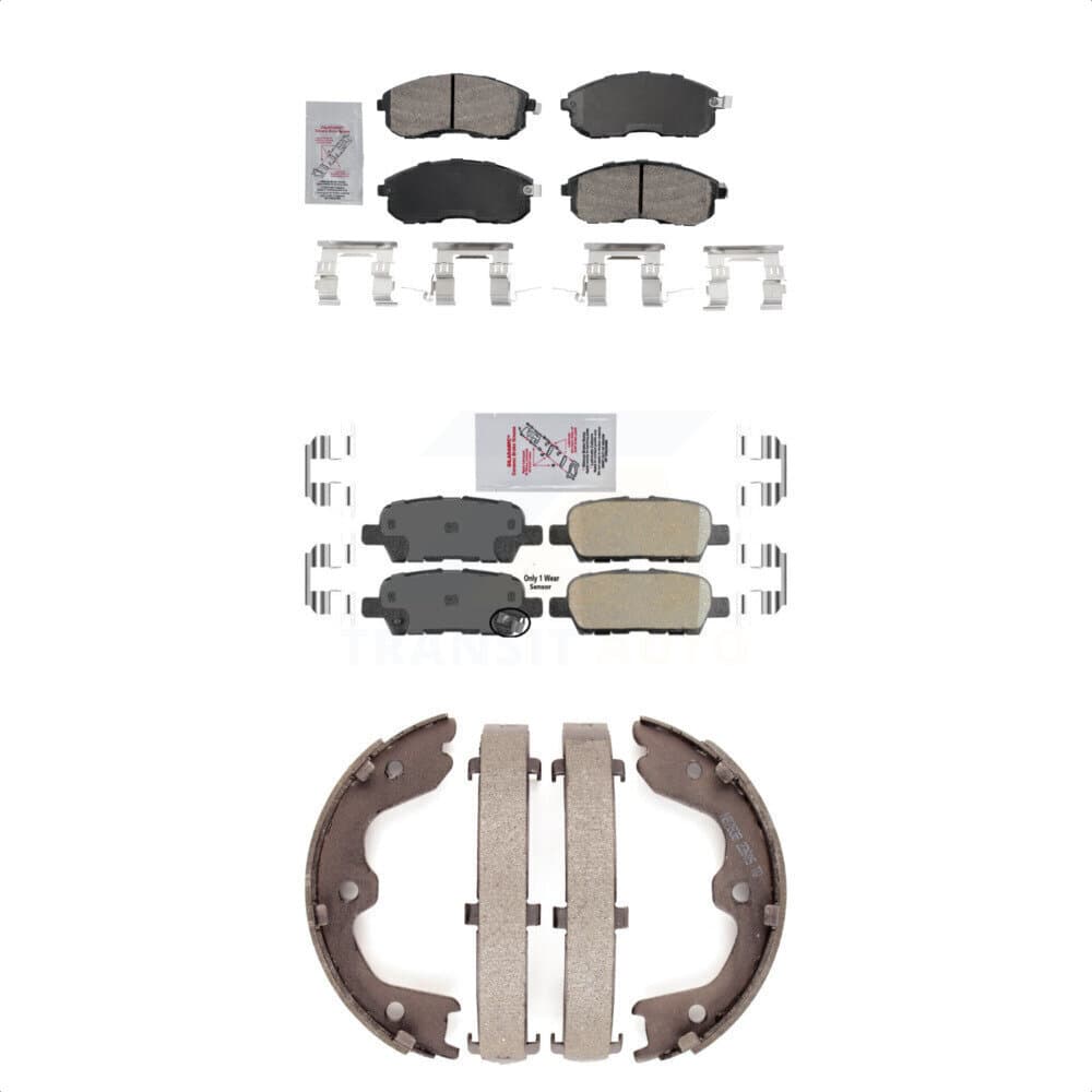 Transit Auto - KNN-100602 - Front and Rear Disc Brake Pad Kits image 1