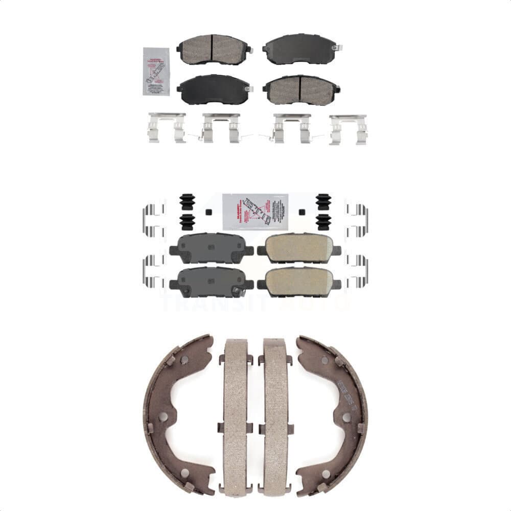 Transit Auto - KNN-100605 - Front and Rear Disc Brake Pad Kits image 1