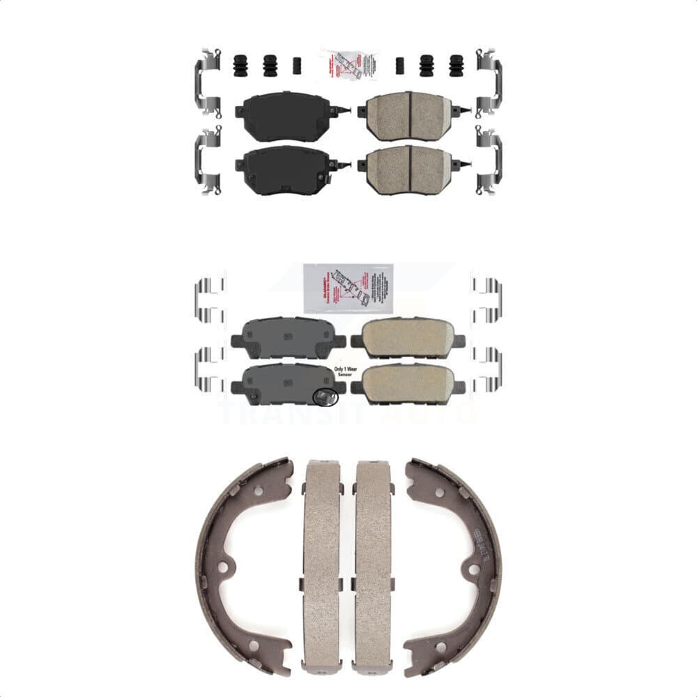 Transit Auto - KNN-100607 - Front and Rear Disc Brake Pad Kits image 1