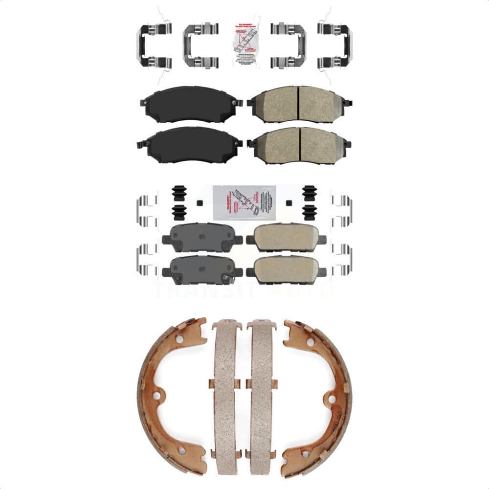 Transit Auto - KNN-100615 - Front and Rear Disc Brake Pad Kits image 1