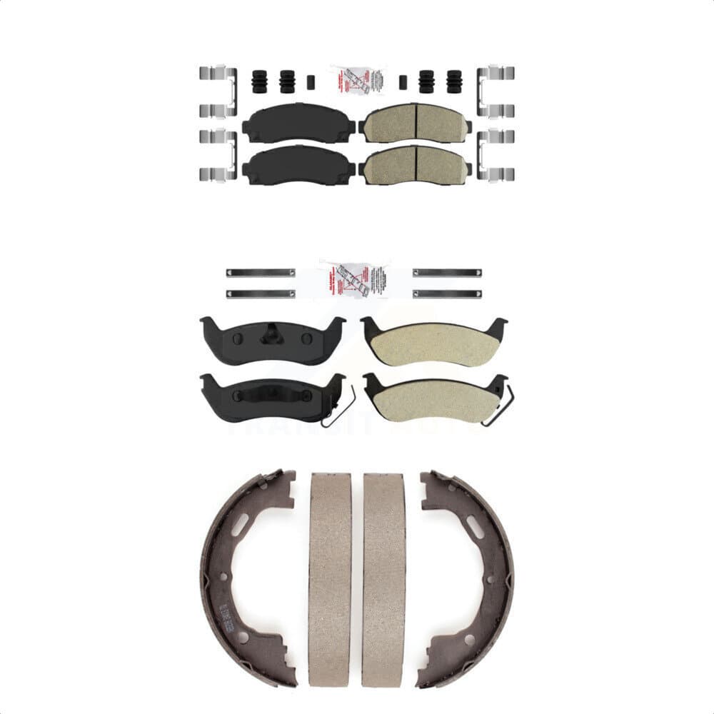 Transit Auto - KNN-100621 - Front and Rear Disc Brake Pad Kits image 1