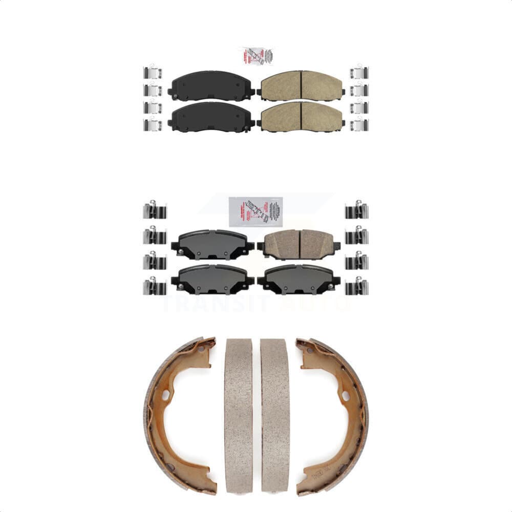 Transit Auto - KNN-100624 - Front and Rear Disc Brake Pad Kits image 1