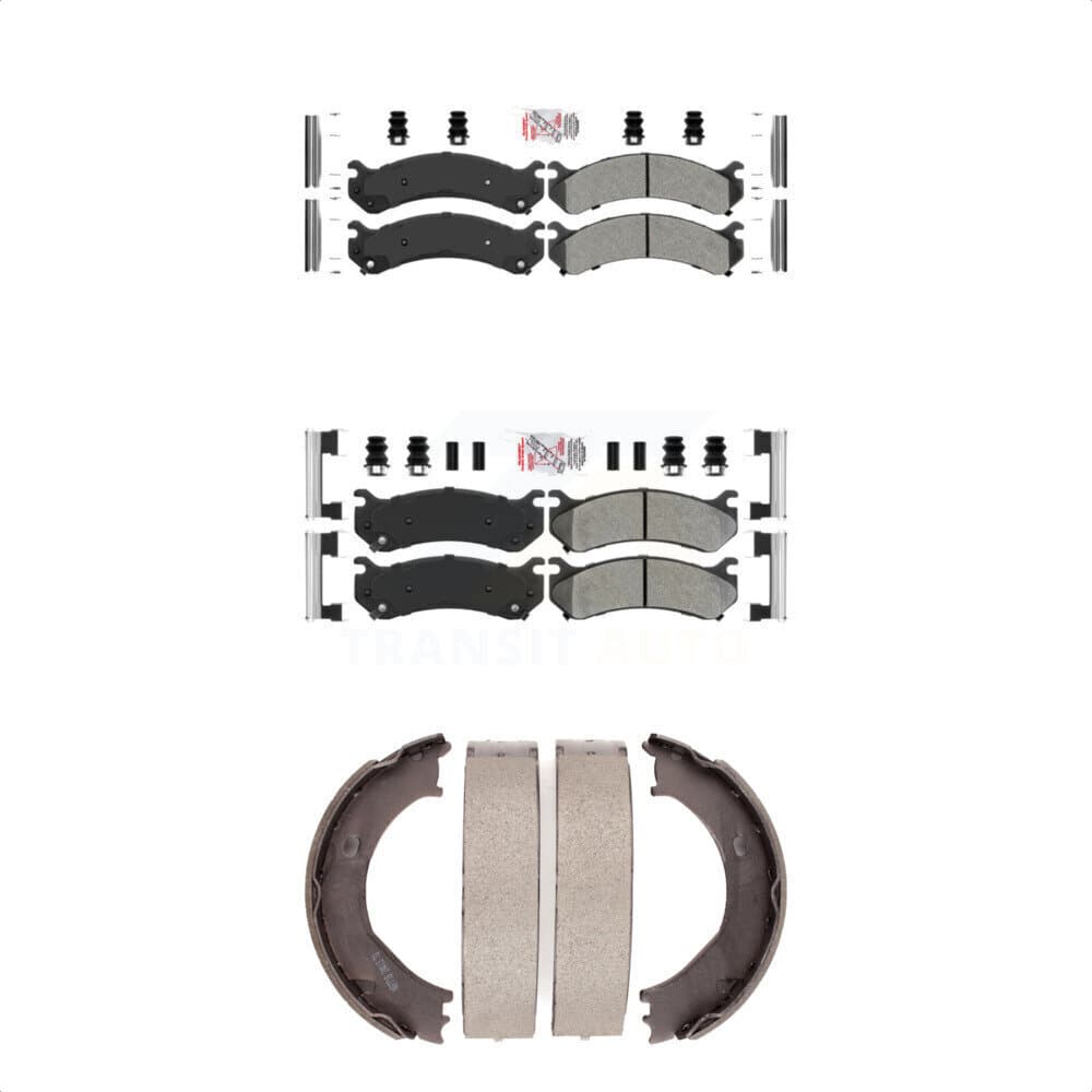 Transit Auto - KNN-100633 - Front and Rear Disc Brake Pad Kits image 1