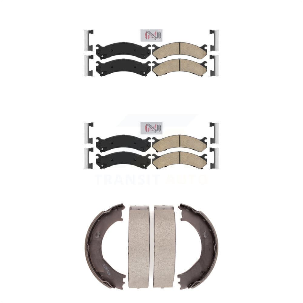 Transit Auto - KNN-100638 - Front and Rear Disc Brake Pad Kits image 1
