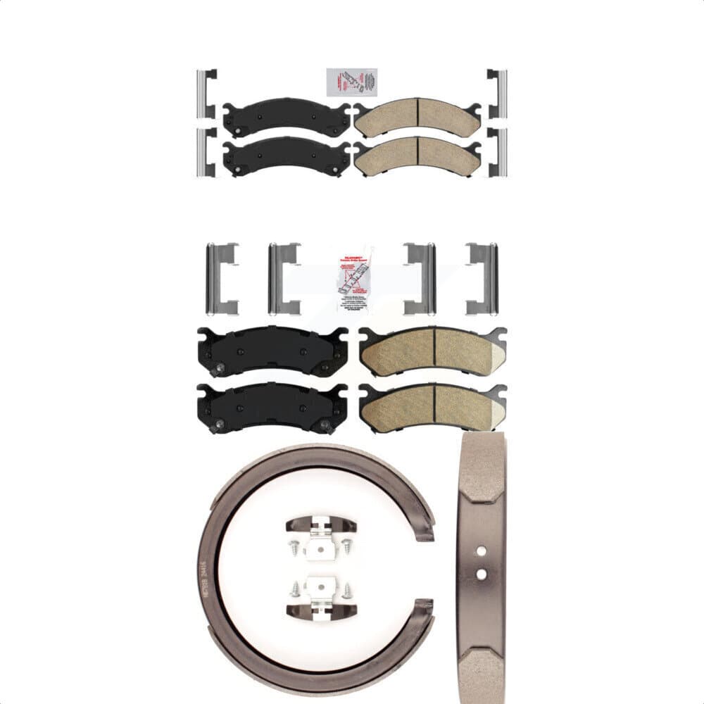 Transit Auto - KNN-100640 - Front and Rear Disc Brake Pad Kits image 1