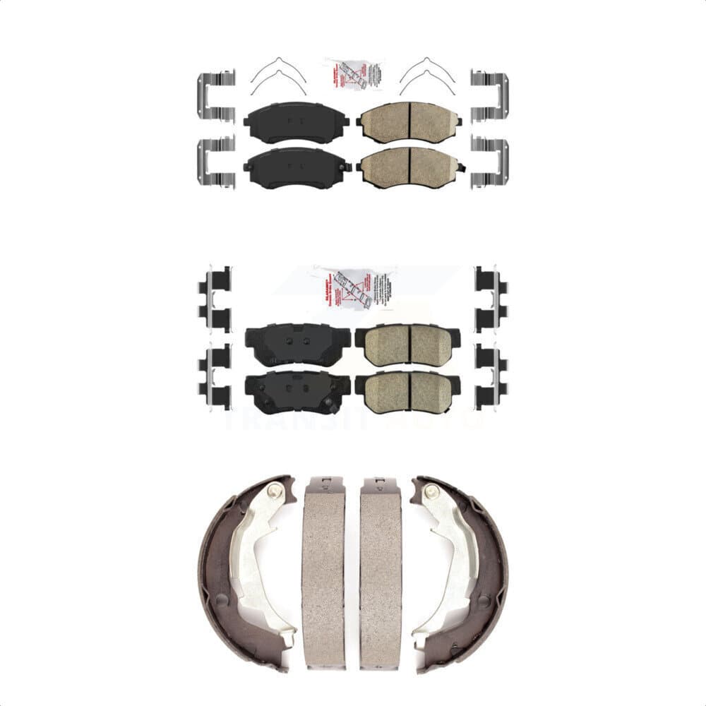 Transit Auto - KNN-100646 - Front and Rear Disc Brake Pad Kits image 1