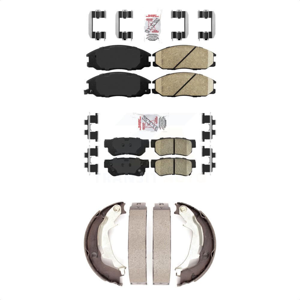 Transit Auto - KNN-100648 - Front and Rear Disc Brake Pad Kits image 1