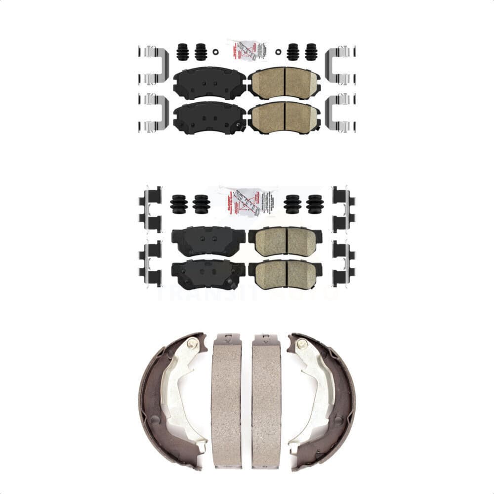 Transit Auto - KNN-100649 - Front and Rear Disc Brake Pad Kits image 1