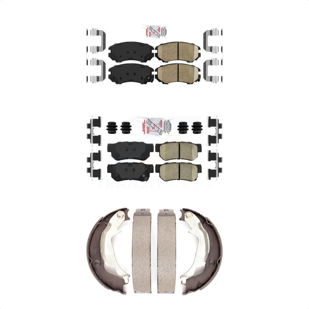 Transit Auto - KNN-100650 - Front and Rear Disc Brake Pad Kits image 1