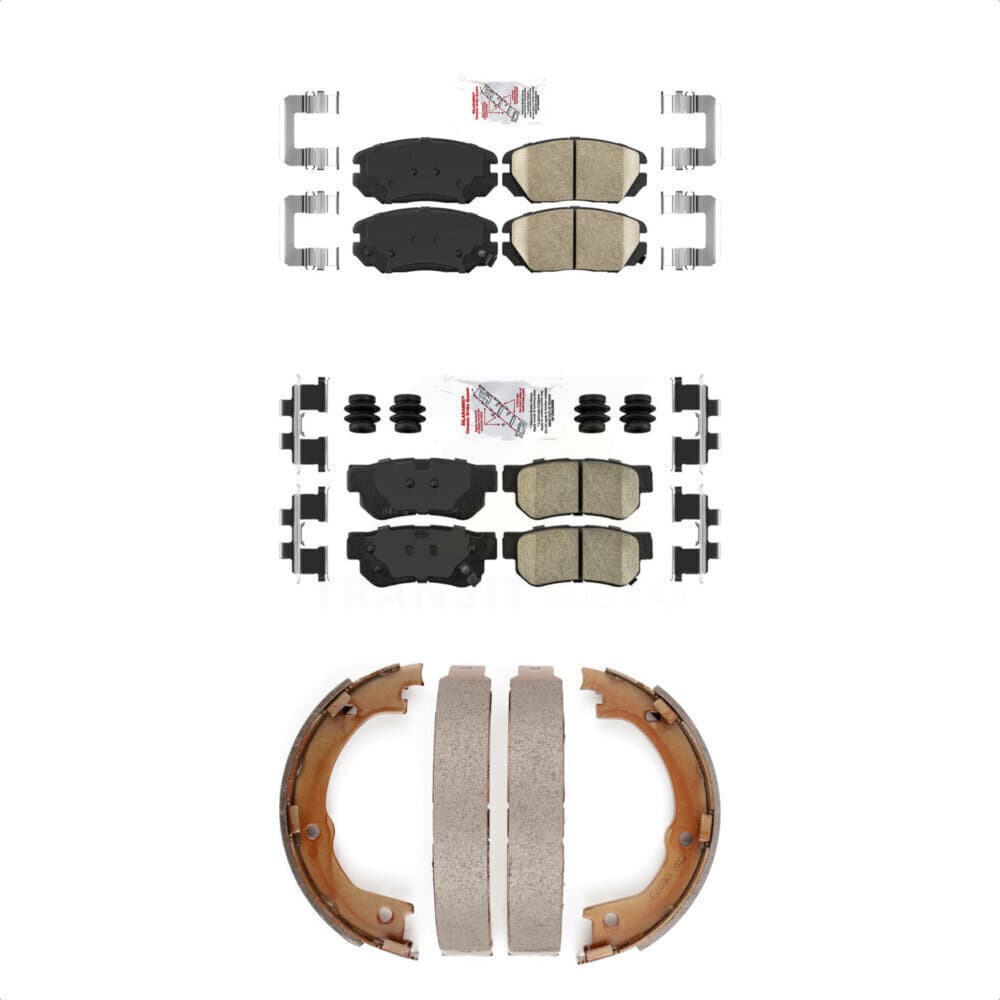 Transit Auto - KNN-100661 - Front and Rear Disc Brake Pad Kits image 1
