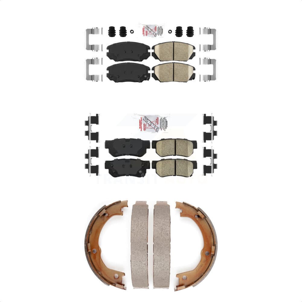 Transit Auto - KNN-100664 - Front and Rear Disc Brake Pad Kits image 1