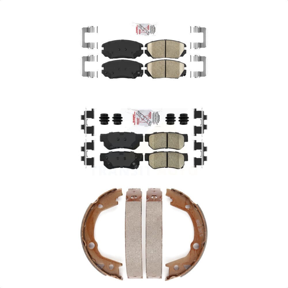 Transit Auto - KNN-100665 - Front and Rear Disc Brake Pad Kits image 1