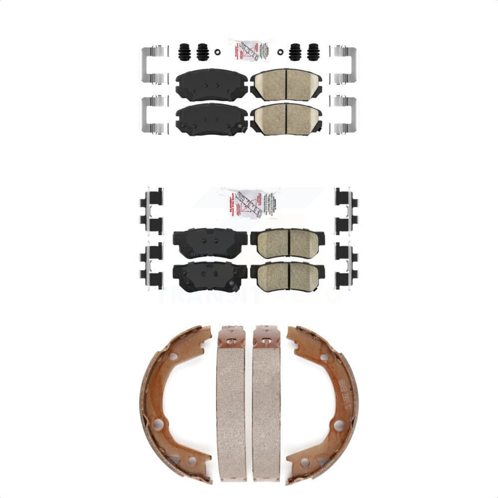 Transit Auto - KNN-100668 - Front and Rear Disc Brake Pad Kits image 1