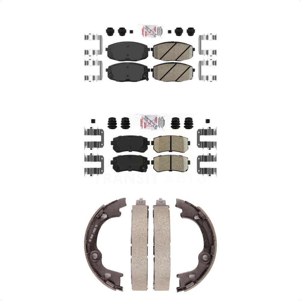 Transit Auto - KNN-100674 - Front and Rear Disc Brake Pad Kits image 1