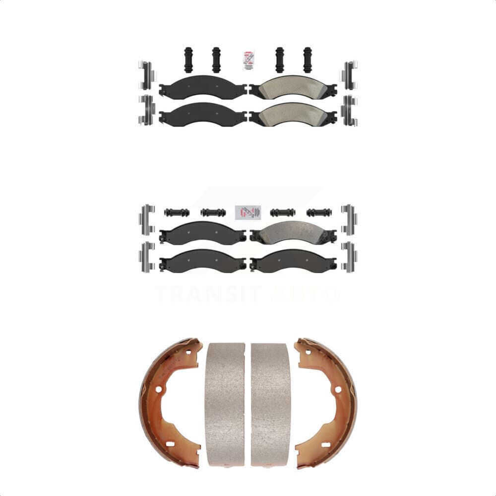 Transit Auto - KNN-100682 - Front and Rear Disc Brake Pad Kits image 1