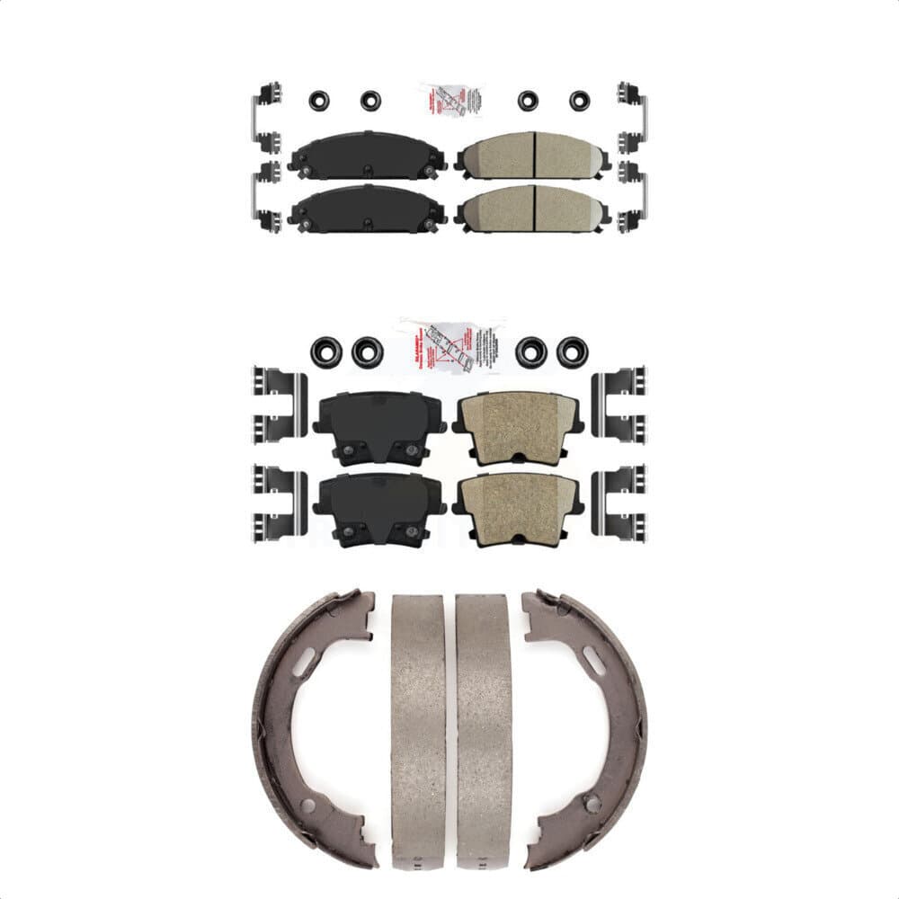 Transit Auto - KNN-100694 - Front and Rear Disc Brake Pad Kits image 1