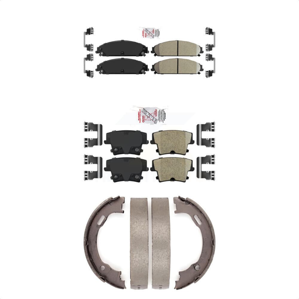Transit Auto - KNN-100697 - Front and Rear Disc Brake Pad Kits image 1