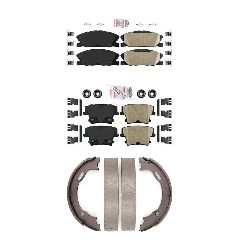 Transit Auto - KNN-100702 - Front and Rear Disc Brake Pad Kits image 1