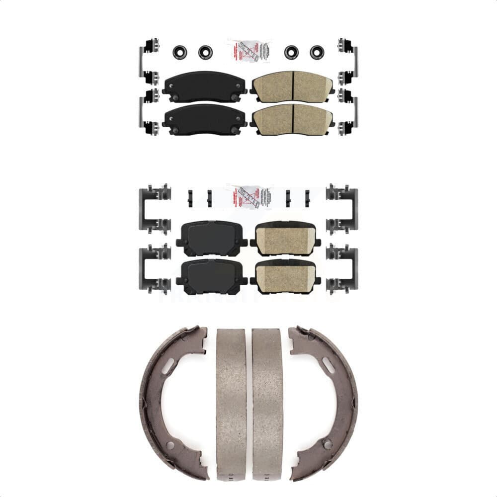 Transit Auto - KNN-100703 - Front and Rear Disc Brake Pad Kits image 1
