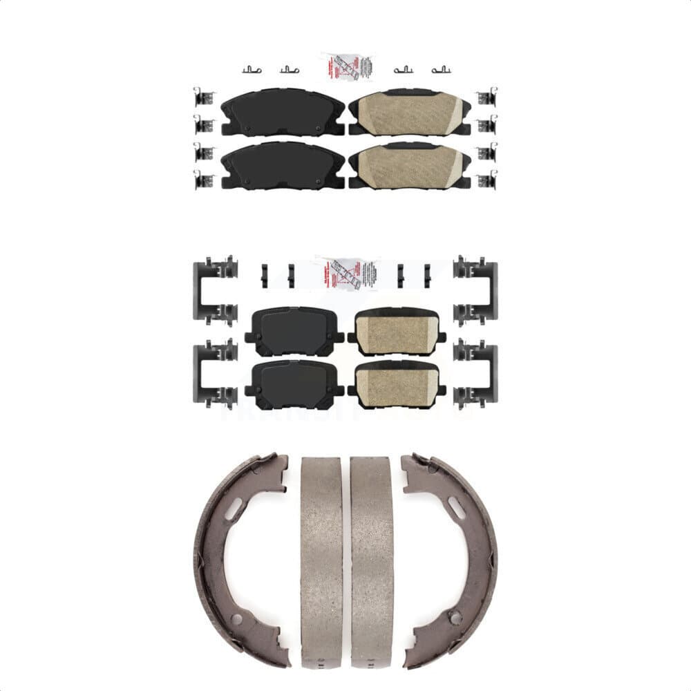 Transit Auto - KNN-100707 - Front and Rear Disc Brake Pad Kits image 1