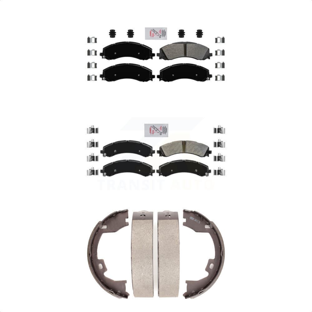 Transit Auto - KNN-100710 - Front and Rear Disc Brake Pad Kits image 1