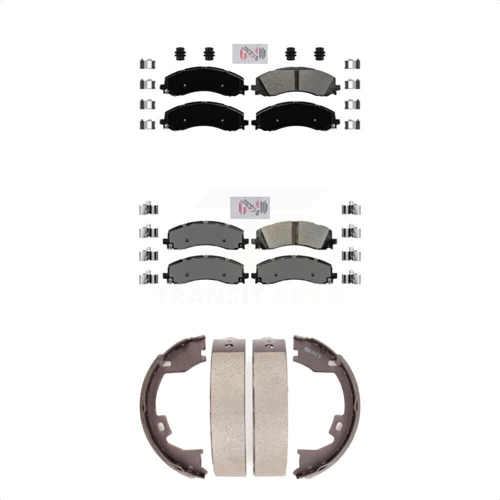 Transit Auto - KNN-100712 - Front and Rear Disc Brake Pad Kits image 1