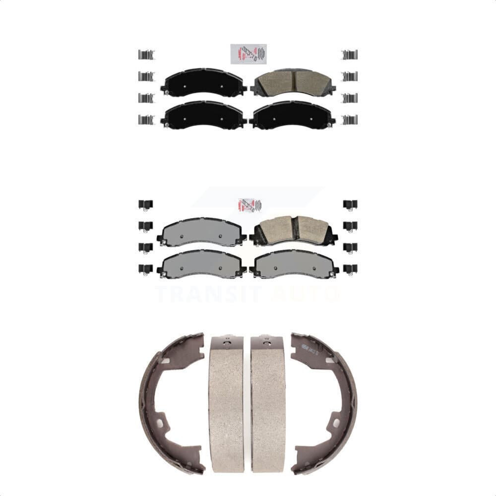 Transit Auto - KNN-100715 - Front and Rear Disc Brake Pad Kits image 1