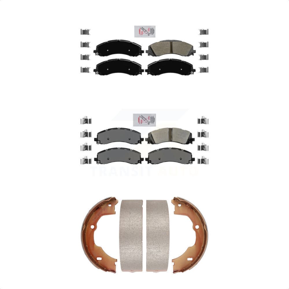 Transit Auto - KNN-100719 - Front and Rear Disc Brake Pad Kits image 1