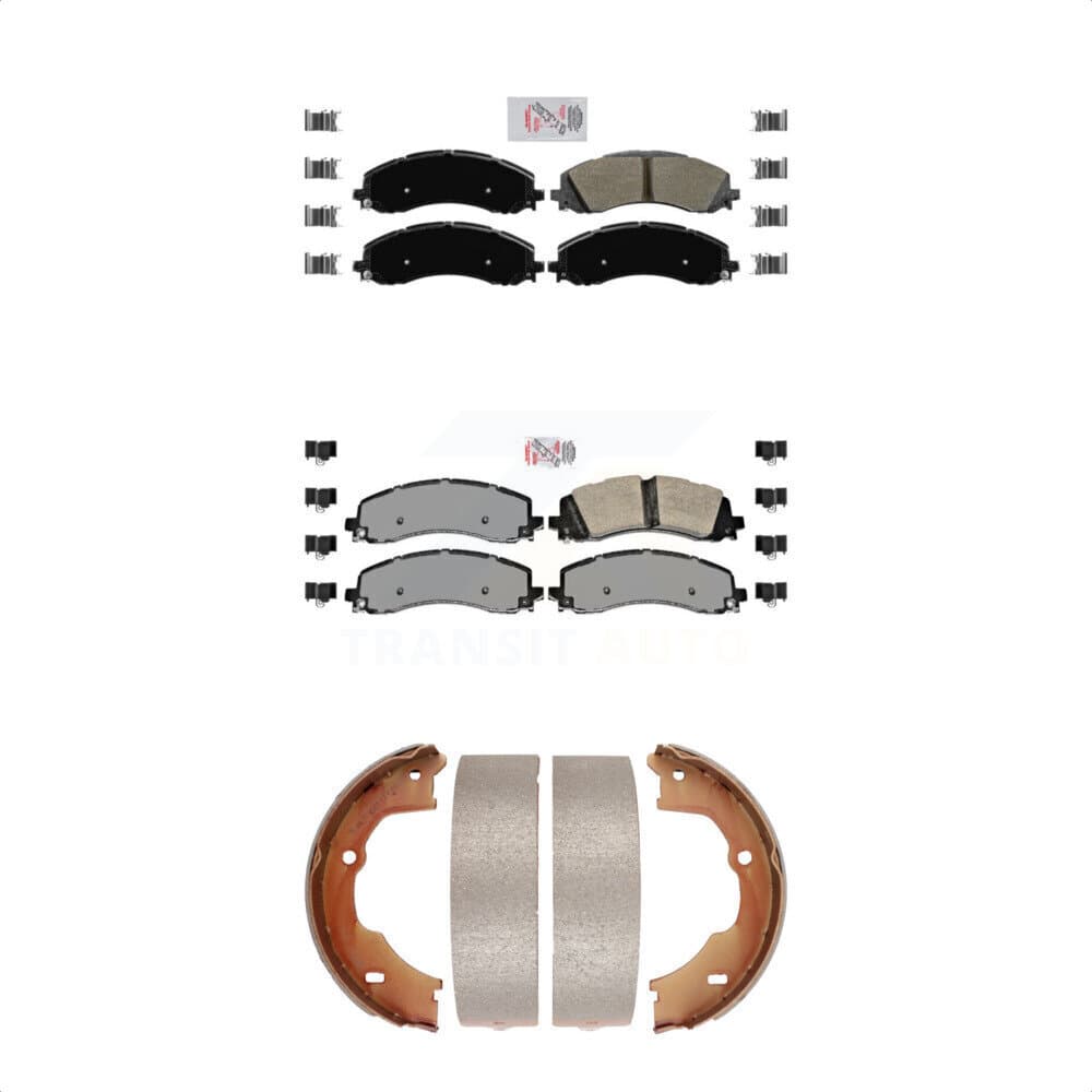 Transit Auto - KNN-100721 - Front and Rear Disc Brake Pad Kits image 1