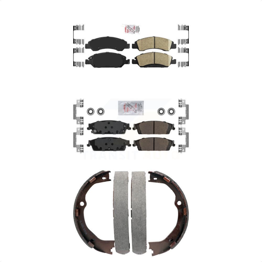 Transit Auto - KNN-100727 - Front and Rear Disc Brake Pad Kits image 1