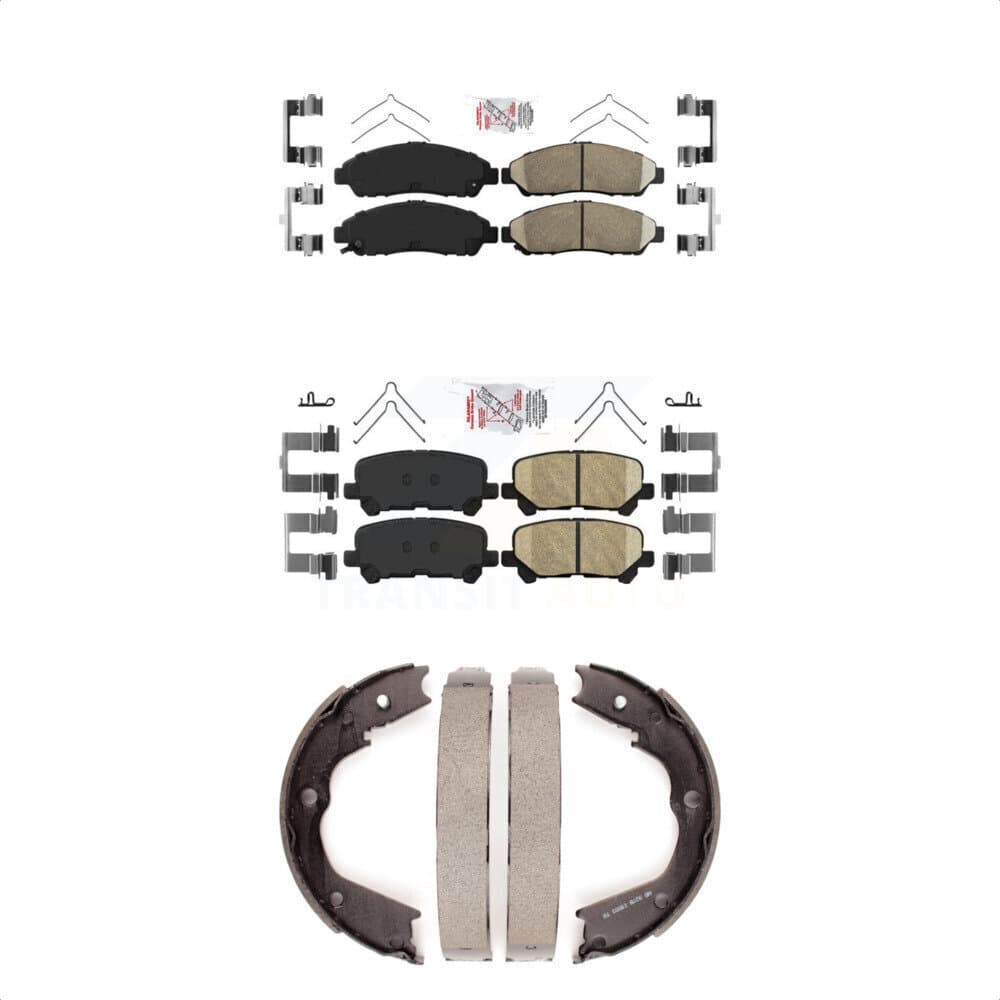 Transit Auto - KNN-100733 - Front and Rear Disc Brake Pad Kits image 1