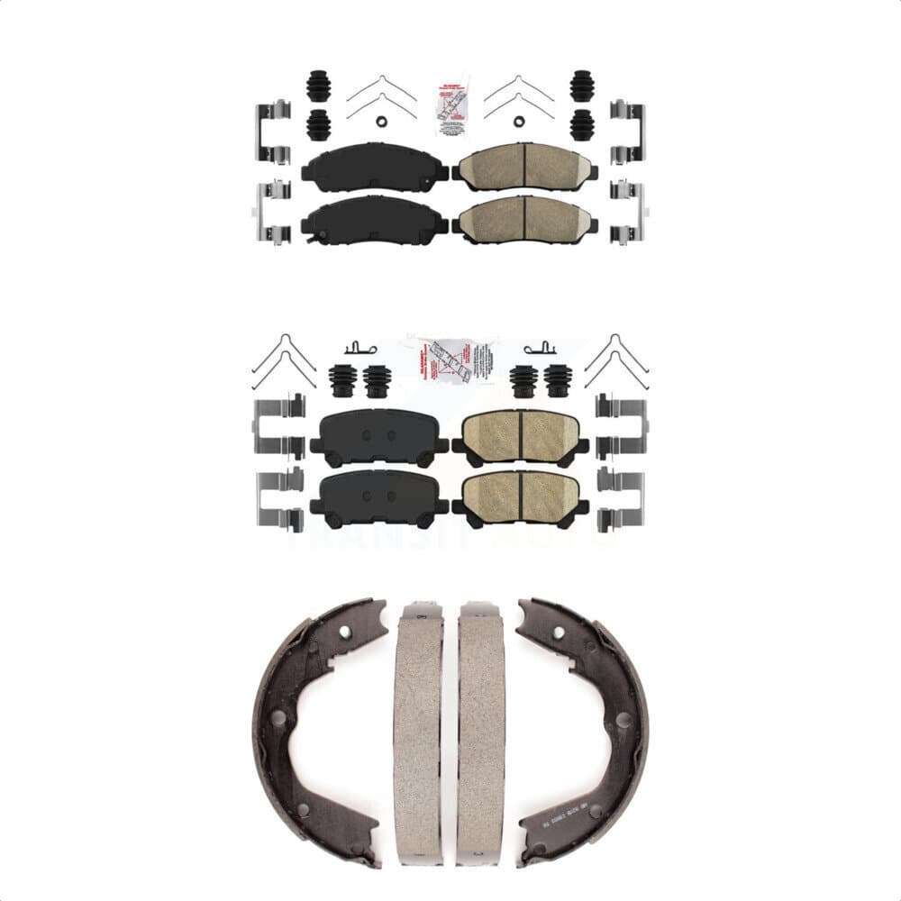 Transit Auto - KNN-100734 - Front and Rear Disc Brake Pad Kits image 1