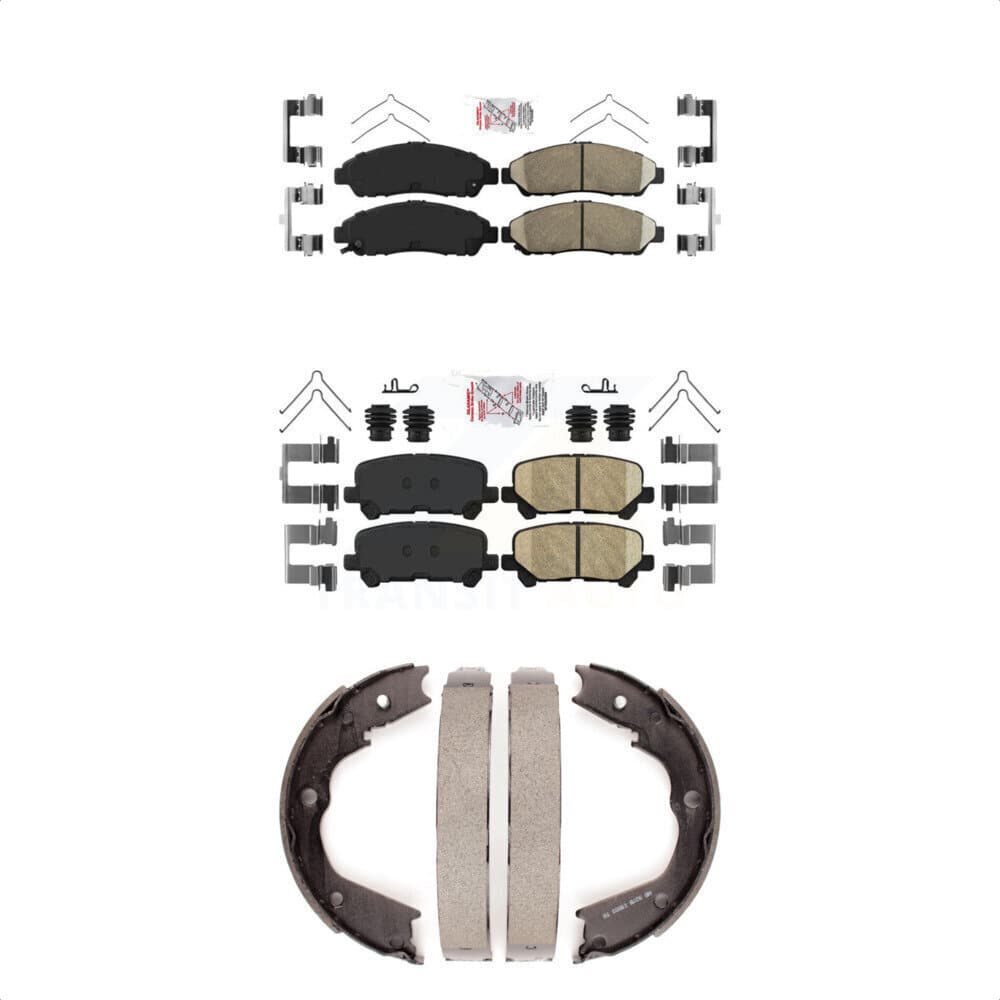 Transit Auto - KNN-100735 - Front and Rear Disc Brake Pad Kits image 1