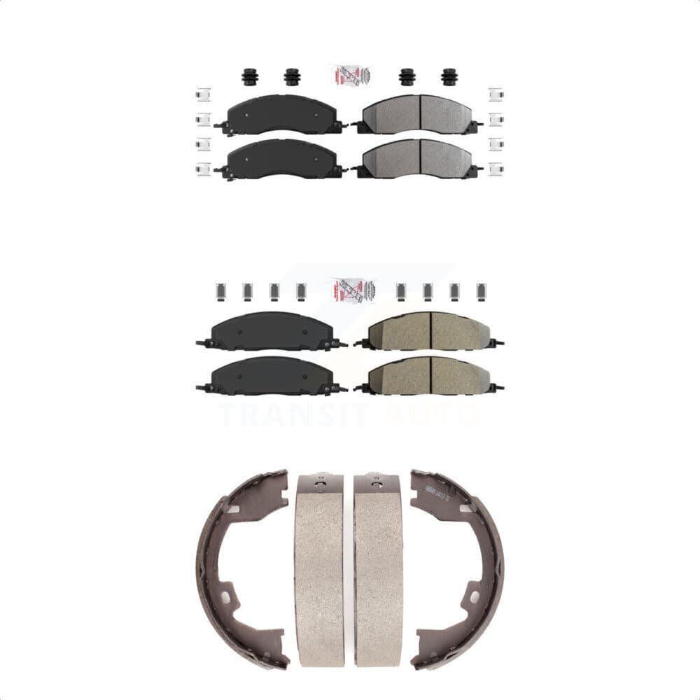 Transit Auto - KNN-100742 - Front and Rear Disc Brake Pad Kits image 1