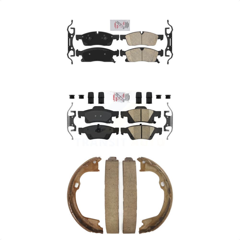 Transit Auto - KNN-100751 - Front and Rear Disc Brake Pad Kits image 1