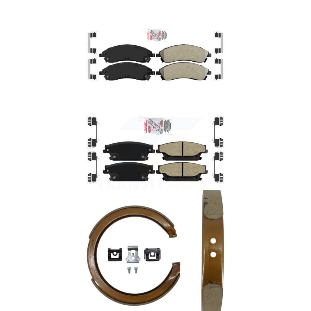 Transit Auto - KNN-100761 - Front and Rear Disc Brake Pad Kits image 1