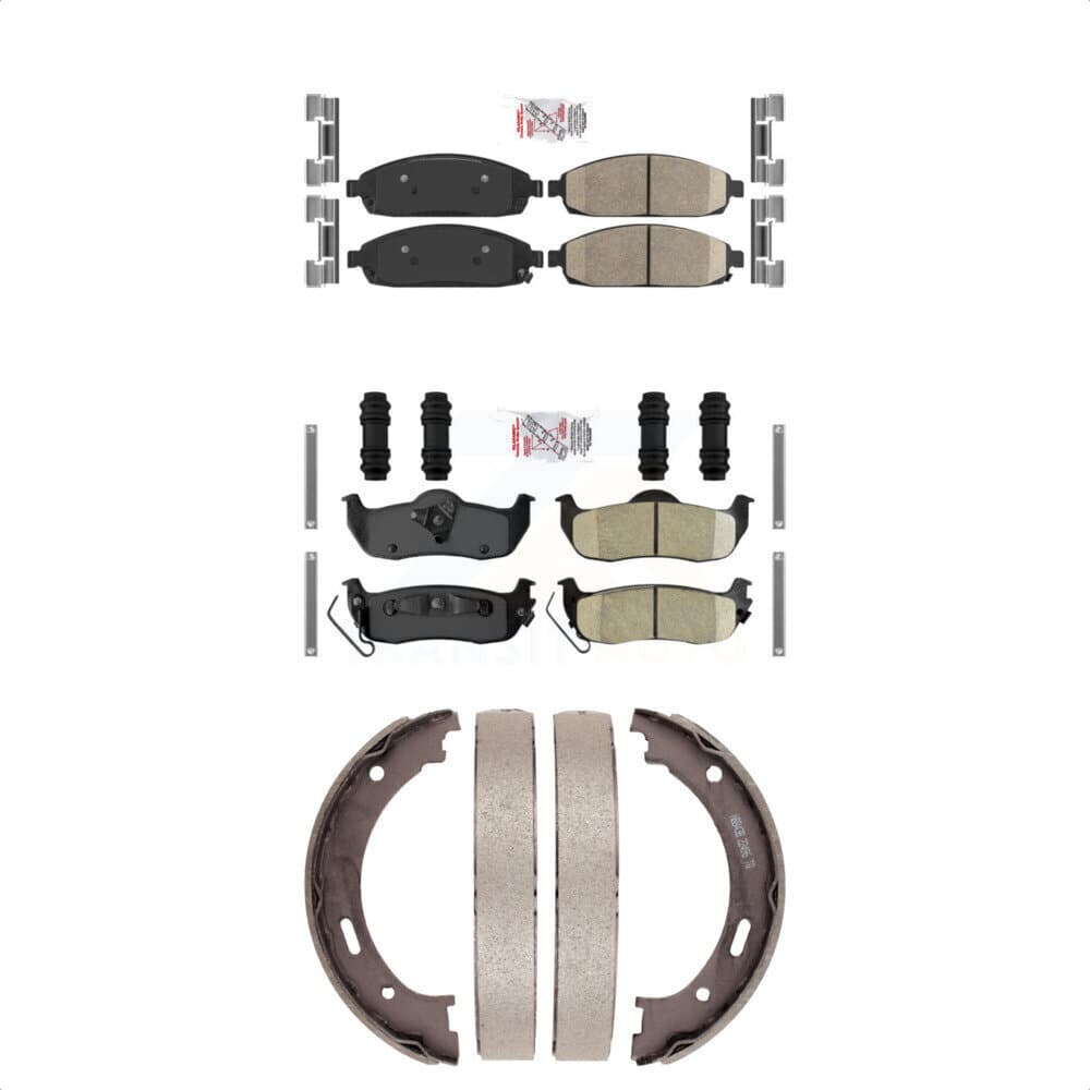 Transit Auto - KNN-100763 - Front and Rear Disc Brake Pad Kits image 1
