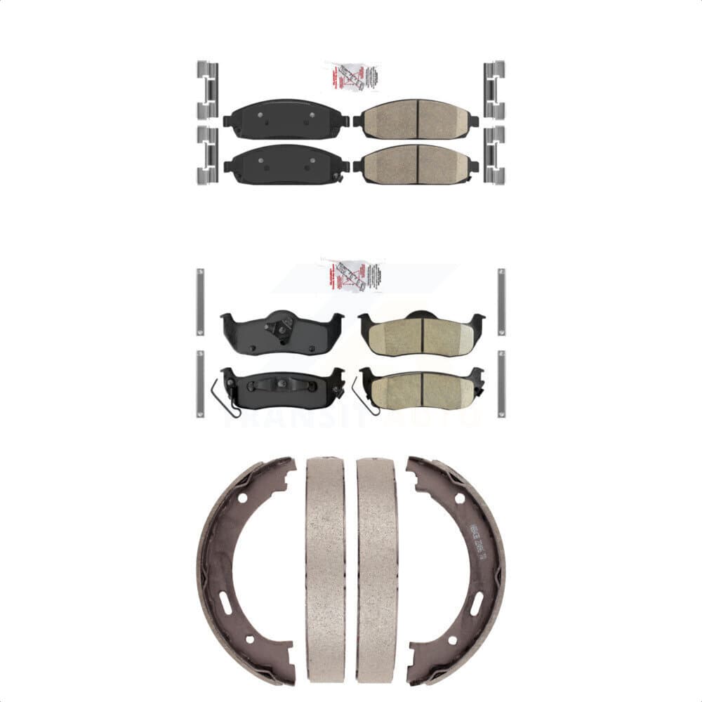 Transit Auto - KNN-100764 - Front and Rear Disc Brake Pad Kits image 1