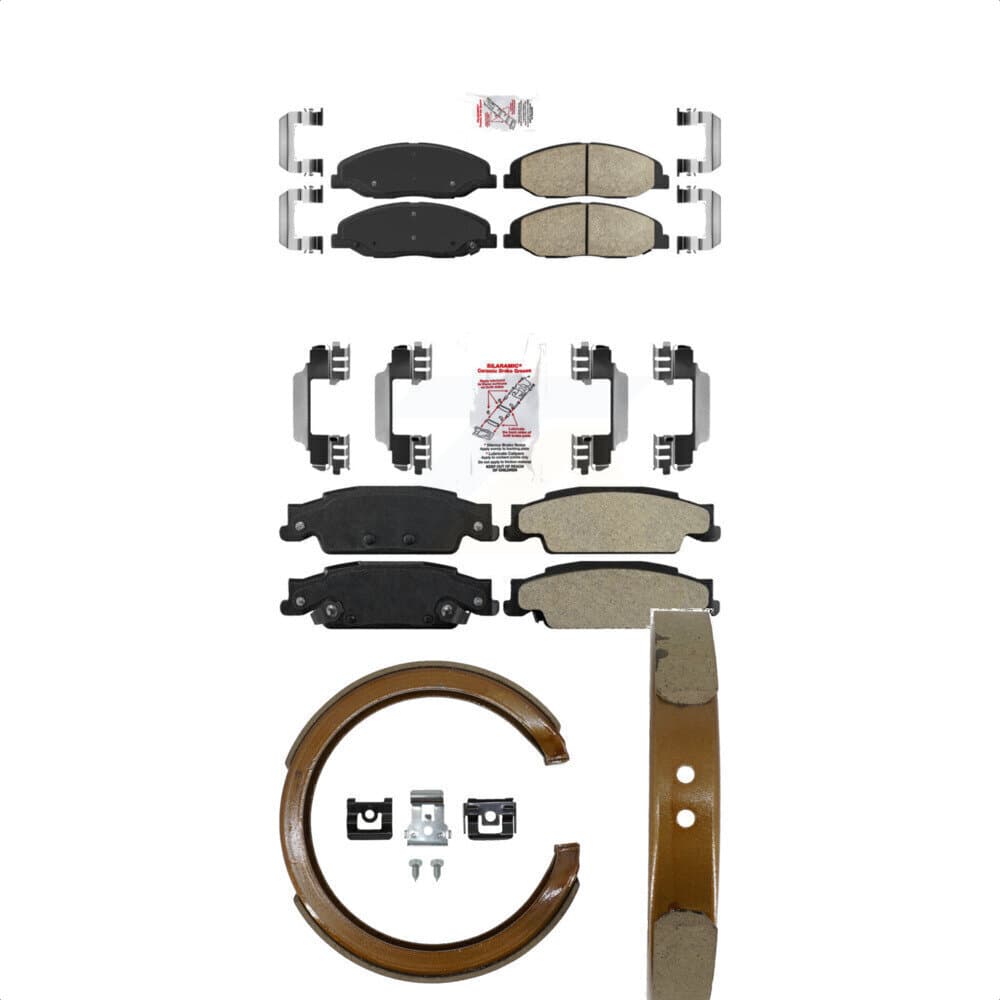 Transit Auto - KNN-100766 - Front and Rear Disc Brake Pad Kits image 1